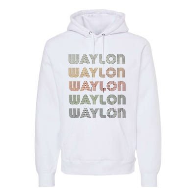 Love Heart W.A.Y.L.O.N Grungevintage Style Black W.A.Y.L.O.N Premium Hoodie