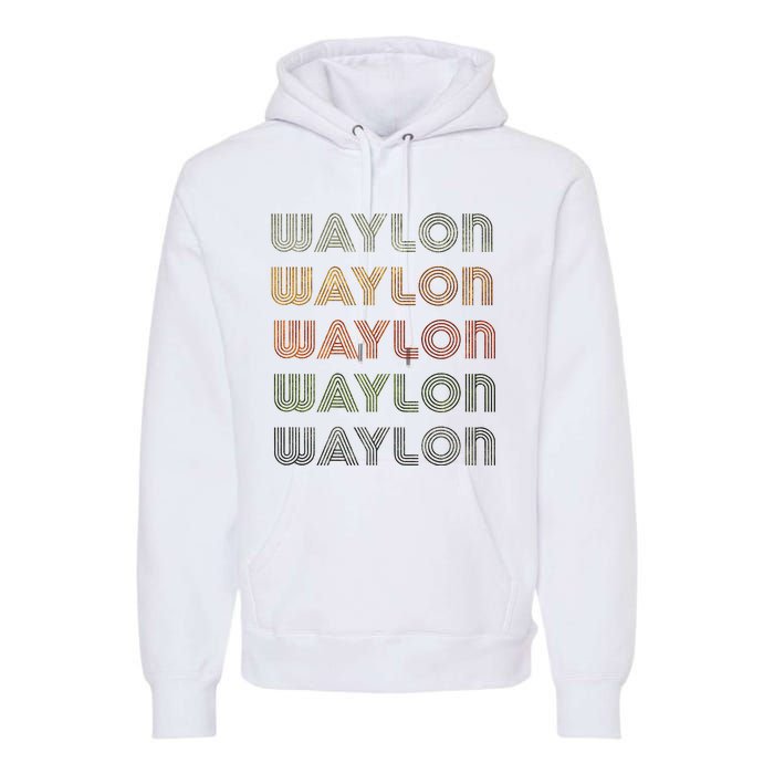 Love Heart W.A.Y.L.O.N Grungevintage Style Black W.A.Y.L.O.N Premium Hoodie