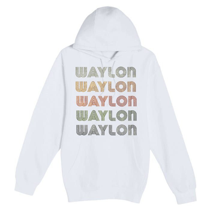 Love Heart W.A.Y.L.O.N Grungevintage Style Black W.A.Y.L.O.N Premium Pullover Hoodie