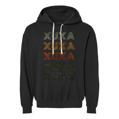 Love Heart Xuxa Grunge Vintage Style Black Xuxa Garment-Dyed Fleece Hoodie