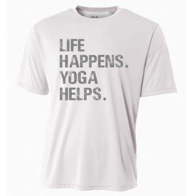 Life Happens Yoga Helps Cooling Performance Crew T-Shirt