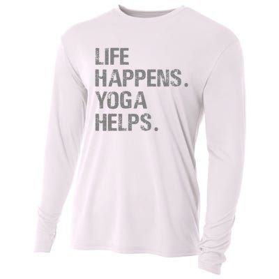 Life Happens Yoga Helps Cooling Performance Long Sleeve Crew