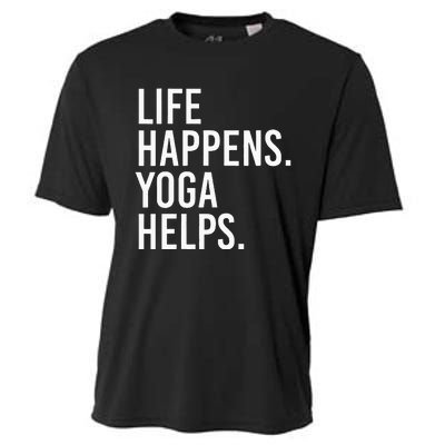 Life Happens Yoga Helps Cooling Performance Crew T-Shirt