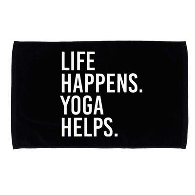 Life Happens Yoga Helps Microfiber Hand Towel