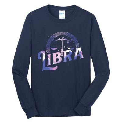 Libra Horoscope Zodiac Sign Astrology Symbol Tall Long Sleeve T-Shirt