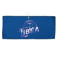 Libra Horoscope Zodiac Sign Astrology Symbol Large Microfiber Waffle Golf Towel