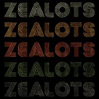 Love Heart Zealots Grunge Vintage Style Black Zealots Bag