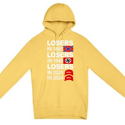 Losers In 1865 Losers In 1945 Premium Pullover Hoodie