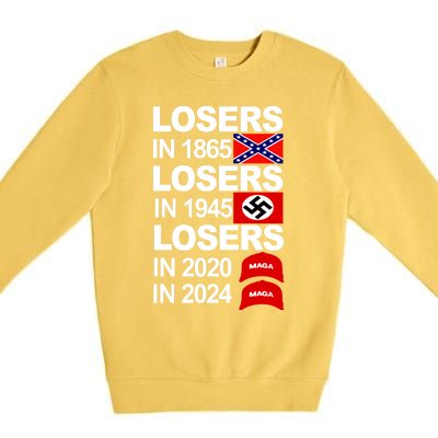 Losers In 1865 Losers In 1945 Premium Crewneck Sweatshirt