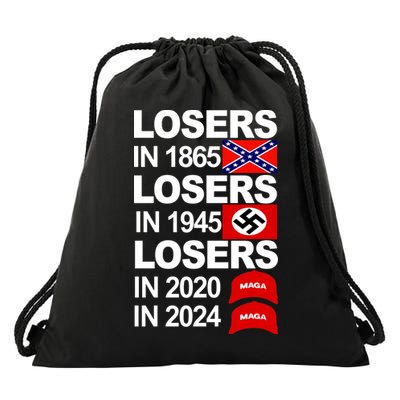Losers In 1865 Losers In 1945 Drawstring Bag