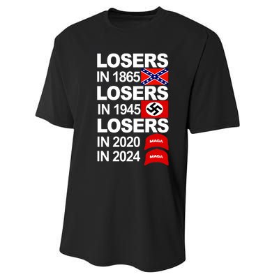 Losers In 1865 Losers In 1945 Performance Sprint T-Shirt