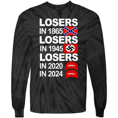 Losers In 1865 Losers In 1945 Tie-Dye Long Sleeve Shirt