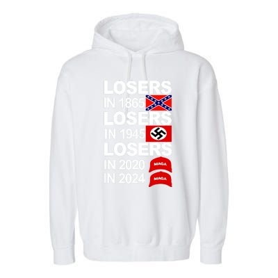 Losers In 1865 Losers In 1945 Garment-Dyed Fleece Hoodie