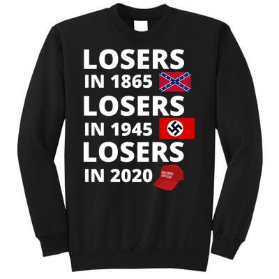 Losers In 1865, Losers In 1945, Losers In 2020 Funny Political Sweatshirt