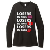 Losers In 1865, Losers In 1945, Losers In 2020 Funny Political Womens CVC Long Sleeve Shirt