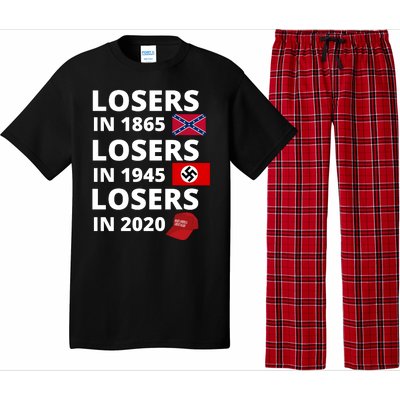 Losers In 1865, Losers In 1945, Losers In 2020 Funny Political Pajama Set