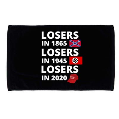 Losers In 1865, Losers In 1945, Losers In 2020 Funny Political Microfiber Hand Towel