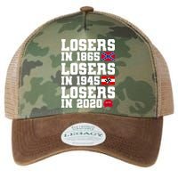 Losers In 1865 Losers In 1945 Losers In 2020 Legacy Tie Dye Trucker Hat