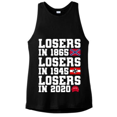 Losers In 1865 Losers In 1945 Losers In 2020 Ladies PosiCharge Tri-Blend Wicking Tank
