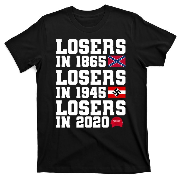 Losers In 1865 Losers In 1945 Losers In 2020 T-Shirt