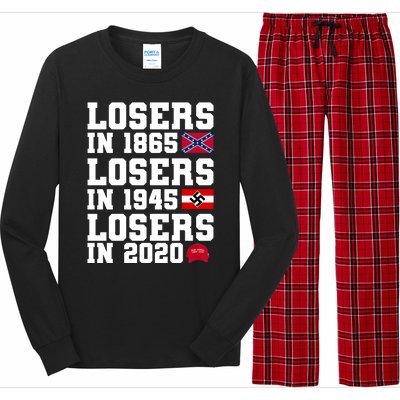 Losers In 1865 Losers In 1945 Losers In 2020 Long Sleeve Pajama Set