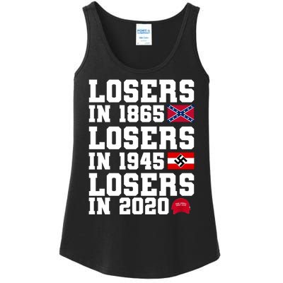 Losers In 1865 Losers In 1945 Losers In 2020 Ladies Essential Tank