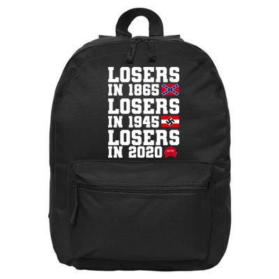 Losers In 1865 Losers In 1945 Losers In 2020 16 in Basic Backpack
