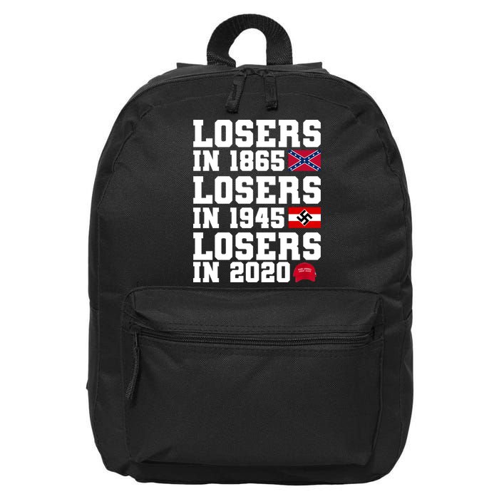 Losers In 1865 Losers In 1945 Losers In 2020 16 in Basic Backpack