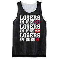 Losers In 1865 Losers In 1945 Losers In 2020 Mesh Reversible Basketball Jersey Tank