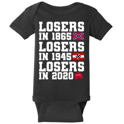 Losers In 1865 Losers In 1945 Losers In 2020 Baby Bodysuit