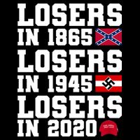 Losers In 1865 Losers In 1945 Losers In 2020 Baby Bodysuit