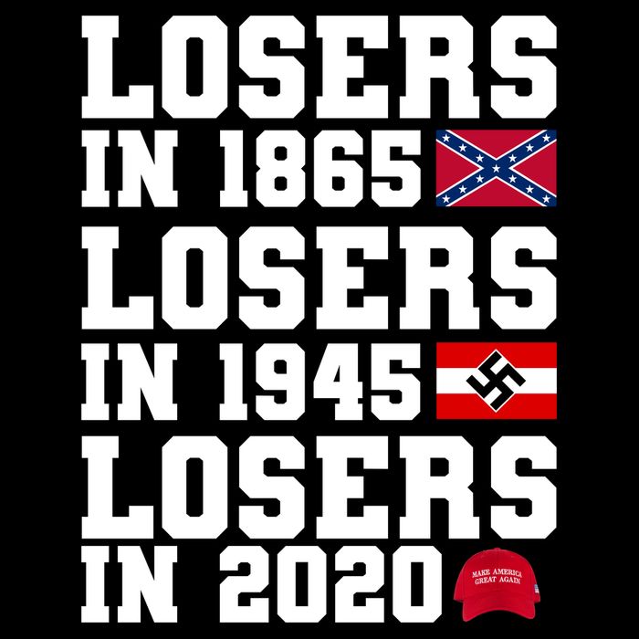 Losers In 1865 Losers In 1945 Losers In 2020 Baby Bodysuit