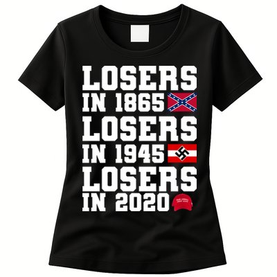 Losers In 1865 Losers In 1945 Losers In 2020 Womens T-Shirt