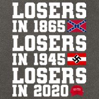 Losers In 1865 Losers In 1945 Losers In 2020 Cotton Canvas Backpack
