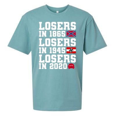 Losers In 1865 Losers In 1945 Losers In 2020 Sueded Cloud Jersey T-Shirt