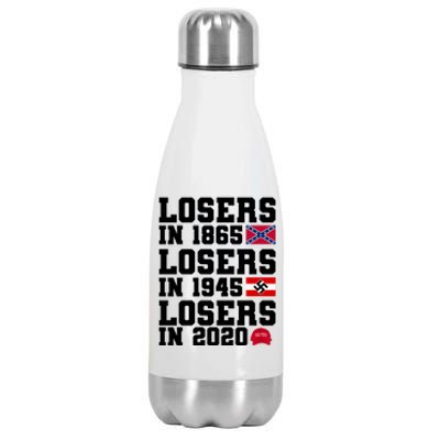 Losers In 1865 Losers In 1945 Losers In 2020 Stainless Steel Insulated Water Bottle