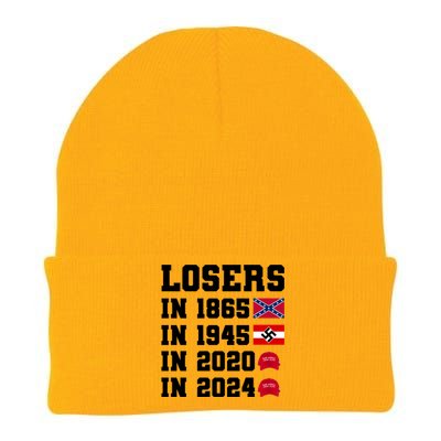 Losers In 1865 In 1945 In 2020 In 2024 Knit Cap Winter Beanie