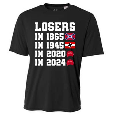 Losers In 1865 In 1945 In 2020 In 2024 Cooling Performance Crew T-Shirt