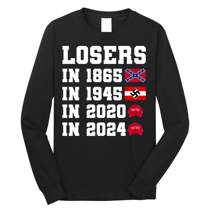 Losers In 1865 In 1945 In 2020 In 2024 Long Sleeve Shirt