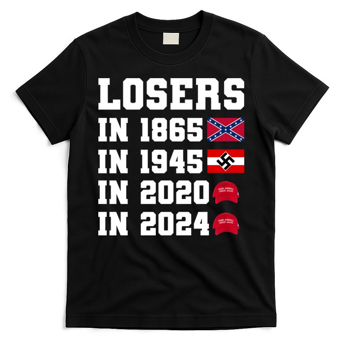 Losers In 1865 In 1945 In 2020 In 2024 T-Shirt