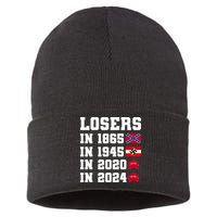 Losers In 1865 In 1945 In 2020 In 2024 Sustainable Knit Beanie