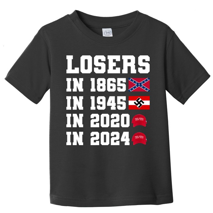Losers In 1865 In 1945 In 2020 In 2024 Toddler T-Shirt