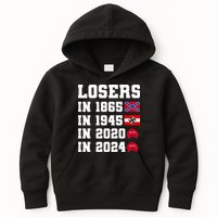 Losers In 1865 In 1945 In 2020 In 2024 Kids Hoodie