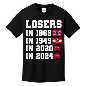 Losers In 1865 In 1945 In 2020 In 2024 Kids T-Shirt