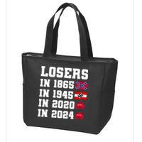 Losers In 1865 In 1945 In 2020 In 2024 Zip Tote Bag