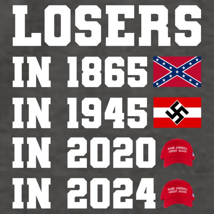 Losers In 1865 In 1945 In 2020 In 2024 Vector Backpack