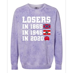 Losers In 1865 In 1945 In 2020 Colorblast Crewneck Sweatshirt