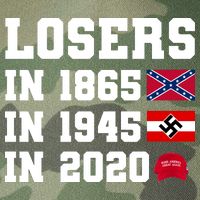 Losers In 1865 In 1945 In 2020 Legacy Tie Dye Trucker Hat