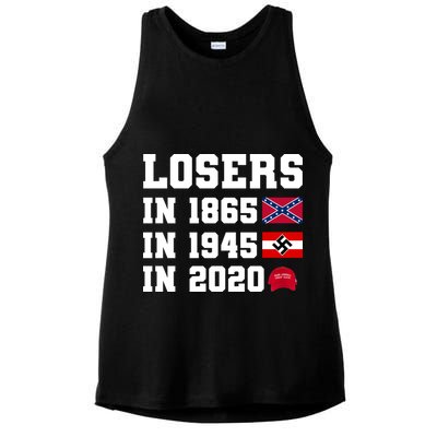 Losers In 1865 In 1945 In 2020 Ladies PosiCharge Tri-Blend Wicking Tank