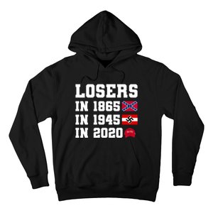 Losers In 1865 In 1945 In 2020 Hoodie